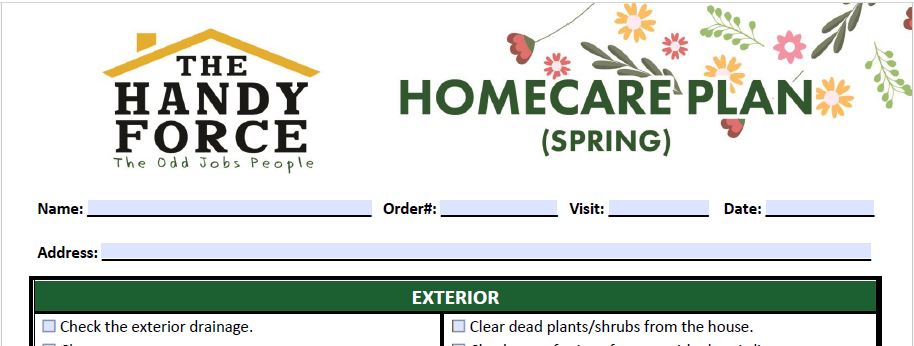 HandyForce HomeCare Plan Toronto