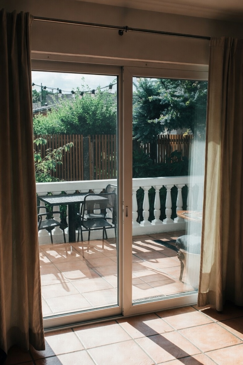 New patio sliding doors installed by The HandyForce in Leaside