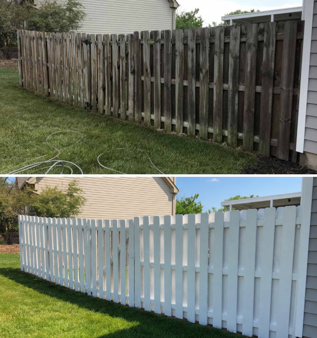Fence and deck painting in Toronto by The HandyForce